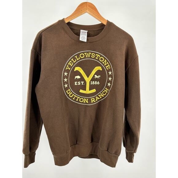 Yellowstone Dutton Ranch Unisex Medium Sweatshirt - Distressed - Picture 8 of 8